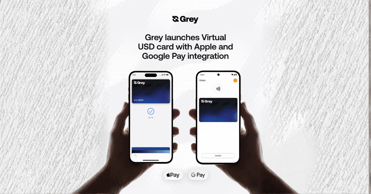 Grey integra Apple Pay e Google Pay em cartão virtual