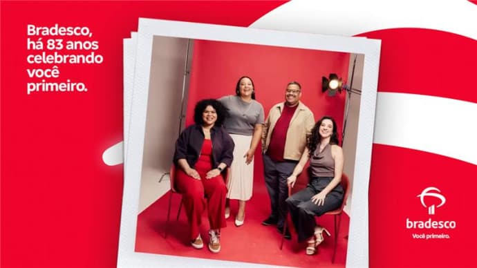 Bradesco celebra 83 anos com campanha de colaboradores