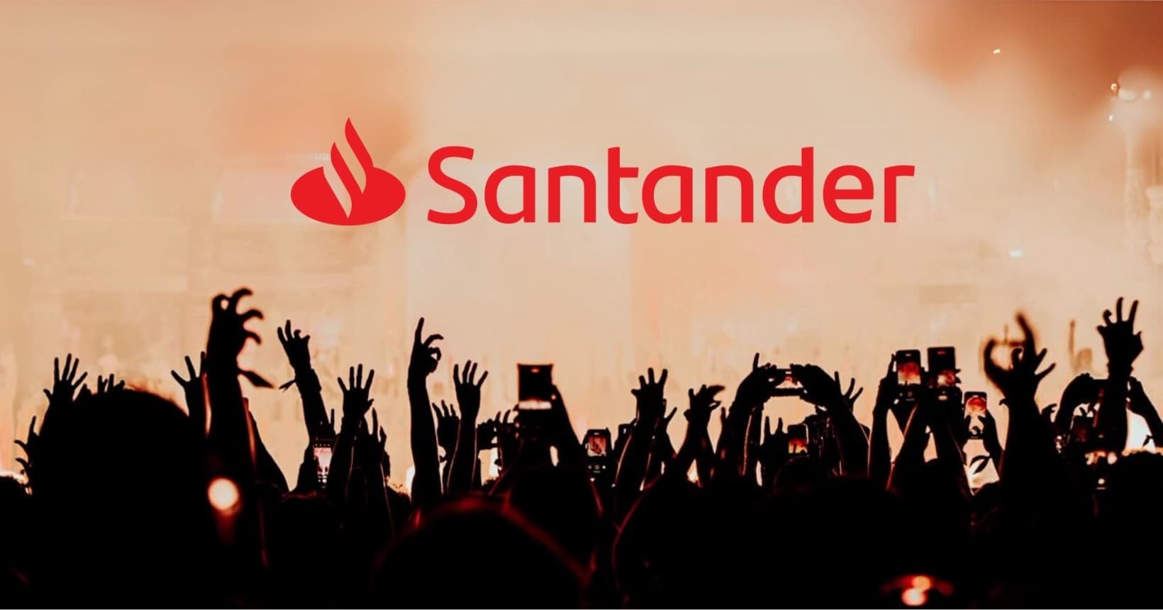 Santander transforma shows em motor de venda de cartões